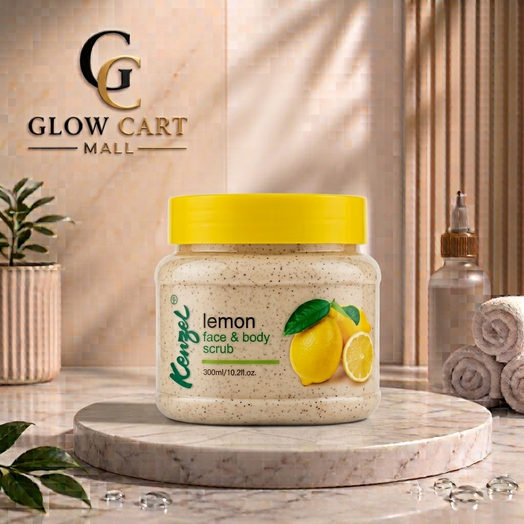 KENZAL – LEMON Face & Body Scrub – 300ML